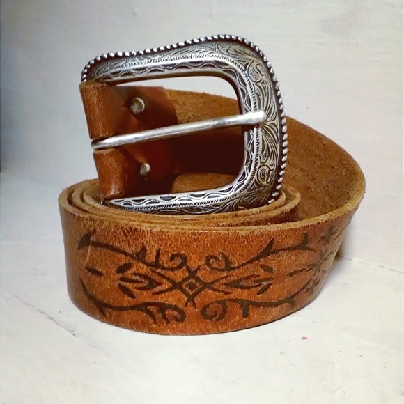 boho leather belt